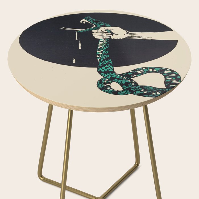 The strangling of a poisonous snake, representing the crushing colour lithograph G. Dorival 1918 Side Table Gallery Image 2