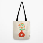 Flower Vase Tote Bag Gallery Image 2