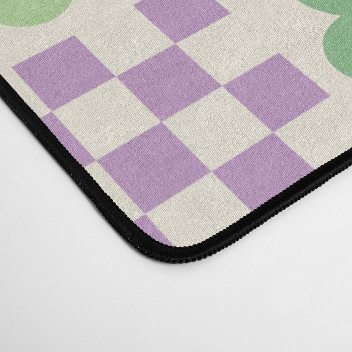 Colorful Flowers Double Checker Desk Mat Gallery Image 4