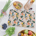 Camping Vacation Pattern Cutting Board Gallery Image 2