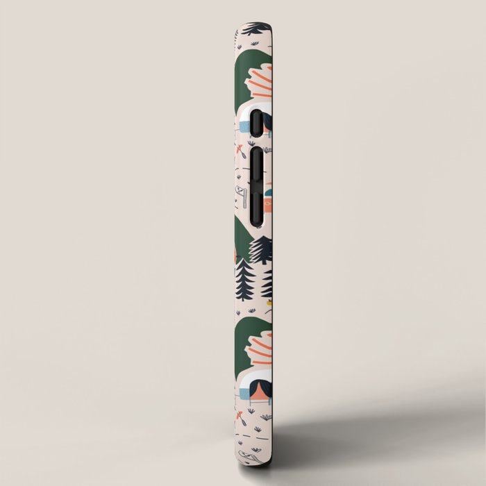 Camping Vacation Pattern iPhone Case Gallery Image 2