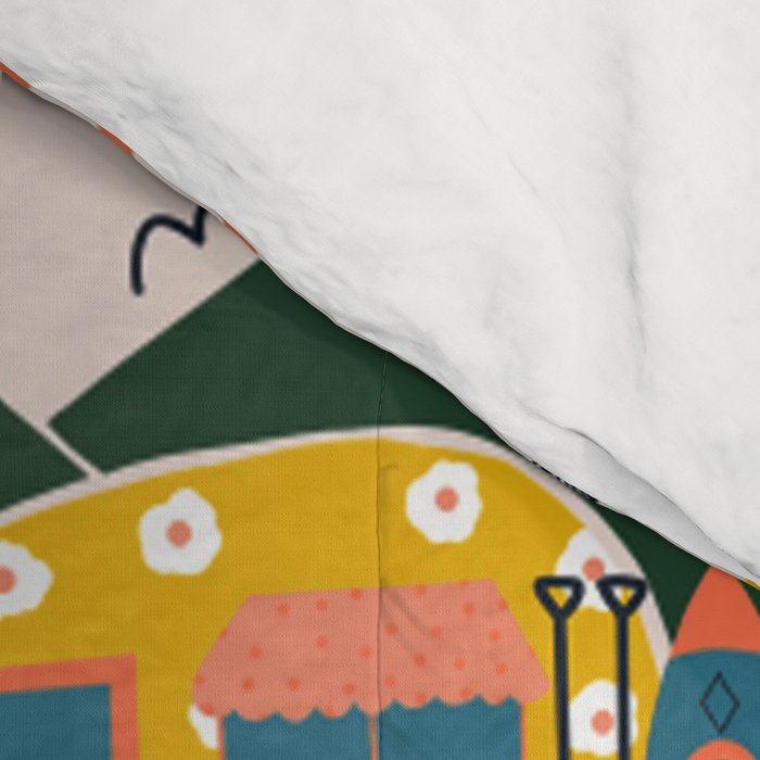 Camping Vacation Pattern Comforter Gallery Image 4