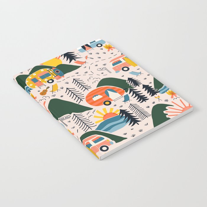 Camping Vacation Pattern Notebook Gallery Image 2