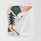 Camping Vacation Pattern Throw Blanket Gallery Image 3