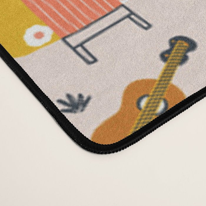 Camping Vacation Pattern Desk Mat Gallery Image 4