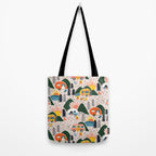 Camping Vacation Pattern Tote Bag Gallery Image 2