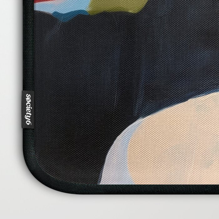 Abstract Desert Art Print in Bold Earth Tones Laptop Sleeve Gallery Image 3