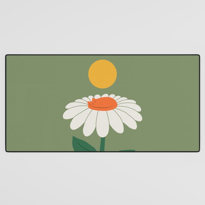 Cat and Plant 63 Blossom Day Desk Mat Gallery Image 3