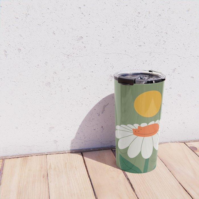 Cat and Plant 63 Blossom Day Travel Mug Gallery Image 4
