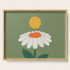 Cat and Plant 63 Blossom Day Serving Tray Gallery Image 1