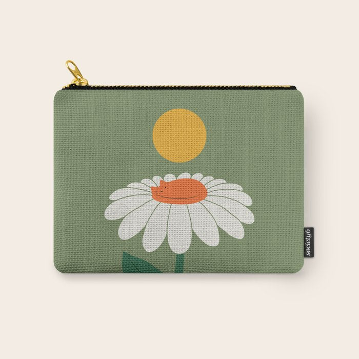 Cat and Plant 63 Blossom Day Carry All Pouch Gallery Image 1