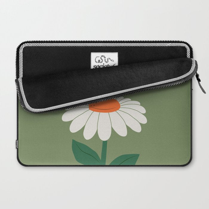 Cat and Plant 63 Blossom Day Laptop Sleeve Gallery Image 2