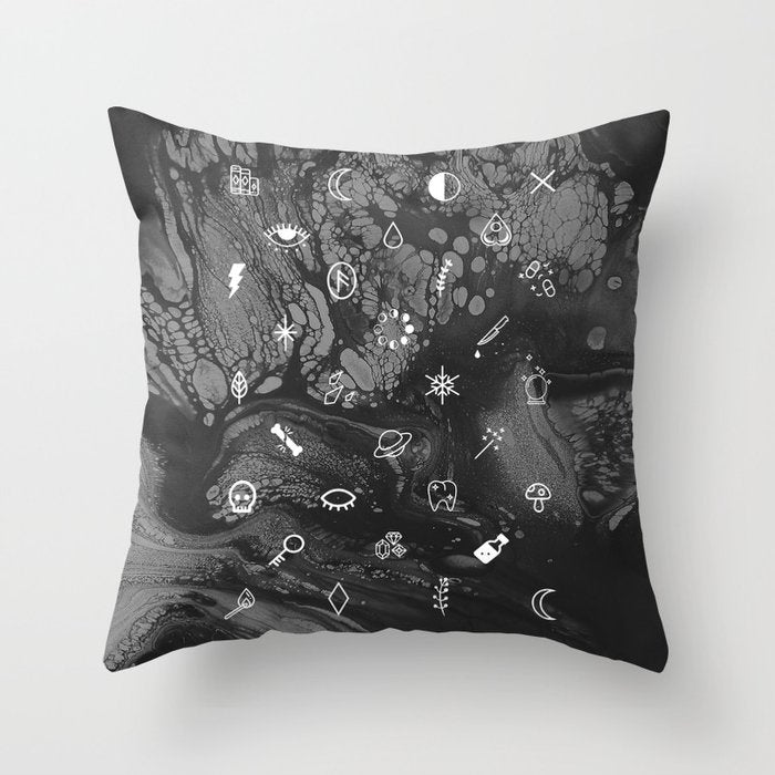 YOU'RE SO DARK Throw Pillow Gallery Image 6