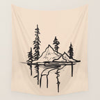 Abstract Landscape II Wall Tapestry Gallery Image 4