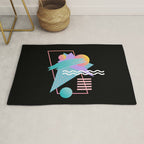 80s Retrowave Design - Memphis Pattern 135 Rug Gallery Image 1