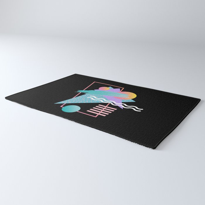 80s Retrowave Design - Memphis Pattern 135 Rug Gallery Image 3
