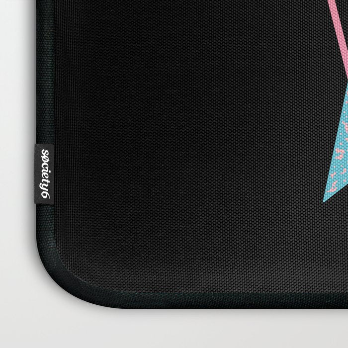 80s Retrowave Design - Memphis Pattern 135 Laptop Sleeve Gallery Image 3