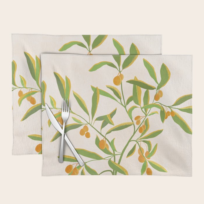 Chinese Citrus Tree Placemat Gallery Image 1