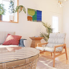 Colorful Abstract Geometric Modern Art Wall Hanging Gallery Image 2