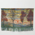 Four Trees - Egon Schiele Wall Hanging Gallery Image 1