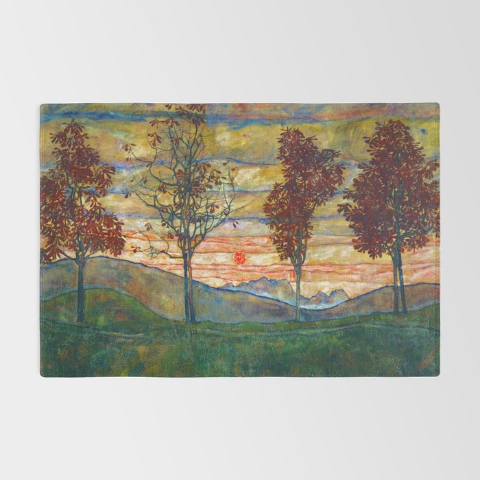 Four Trees - Egon Schiele Rug Gallery Image 2