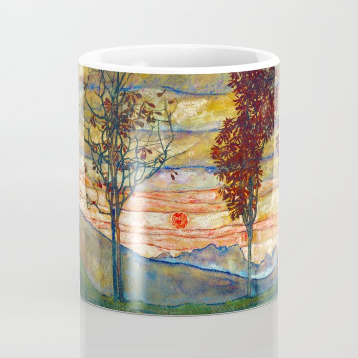 Four Trees - Egon Schiele Coffee Mug Gallery Image 4