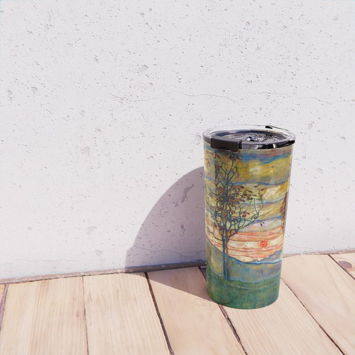 Four Trees - Egon Schiele Travel Mug Gallery Image 4