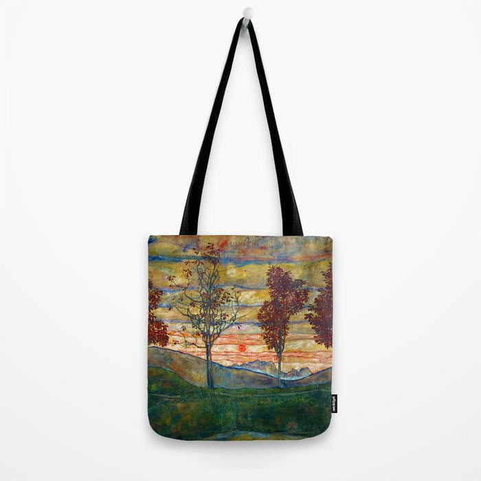 Four Trees - Egon Schiele Tote Bag Gallery Image 2