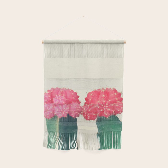 Plaid Cacti Wall Hanging Gallery Image 1