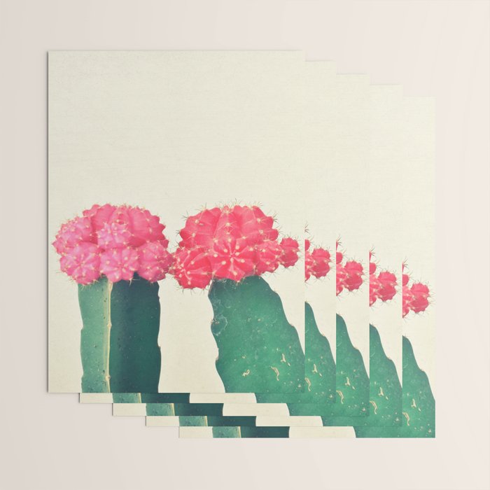 Plaid Cacti Wrapping Paper Gallery Image 3