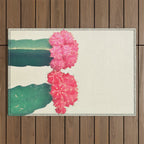 Plaid Cacti Outdoor Rug Gallery Image 1