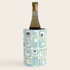 Retro Rectangles Mid Century Modern Geometric Vintage Style Wine Chiller Gallery Image 2