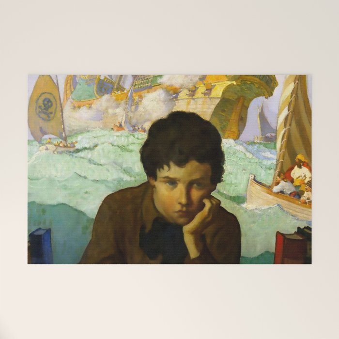 âPirate Dreamsâ by NC Wyeth Welcome Mat Gallery Image 1