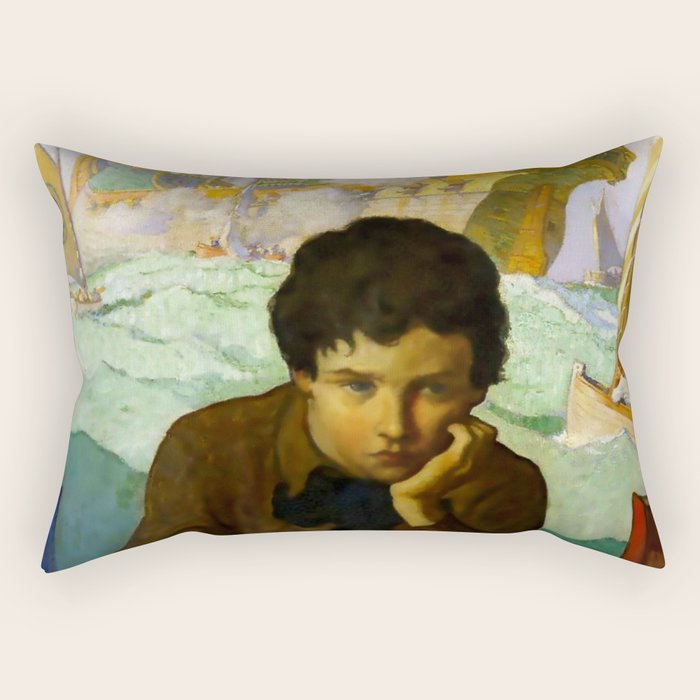 âPirate Dreamsâ by NC Wyeth Rectangular Pillow Gallery Image 1