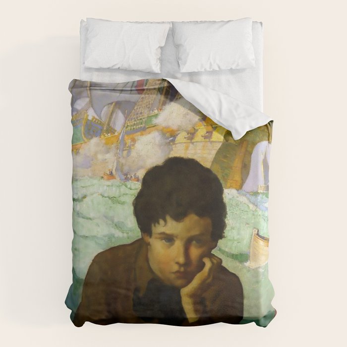 âPirate Dreamsâ by NC Wyeth Duvet Cover Gallery Image 6