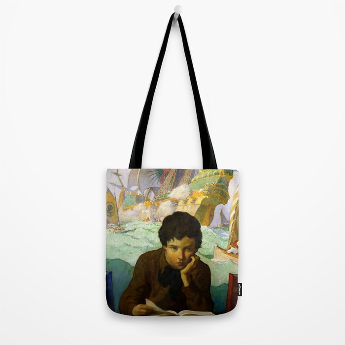 âPirate Dreamsâ by NC Wyeth Tote Bag Gallery Image 2