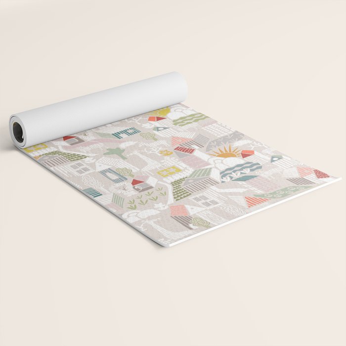 Wild animals hiding in the city Yoga Mat Gallery Image 2