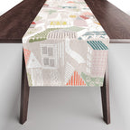 Wild animals hiding in the city Table Runner Gallery Image 1