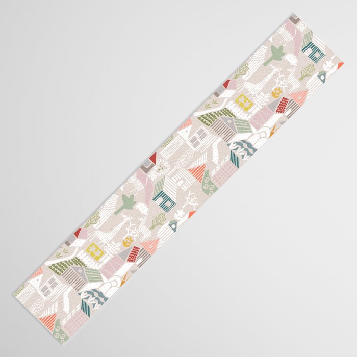 Wild animals hiding in the city Table Runner Gallery Image 3