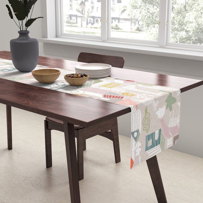 Wild animals hiding in the city Table Runner Gallery Image 2