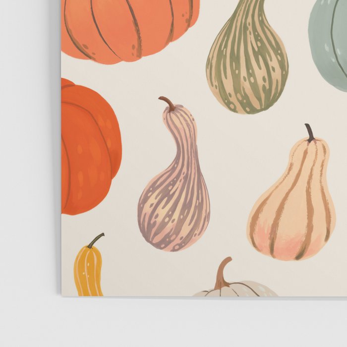Autumn Pumpkins and Squash Poster Gallery Image 3