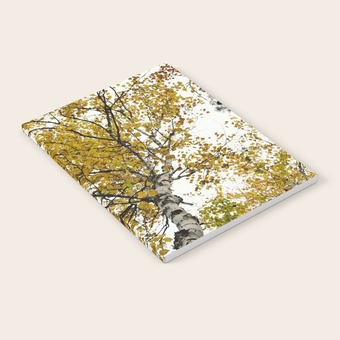 autumn maple tree - fall color nature photograph Notebook Gallery Image 1