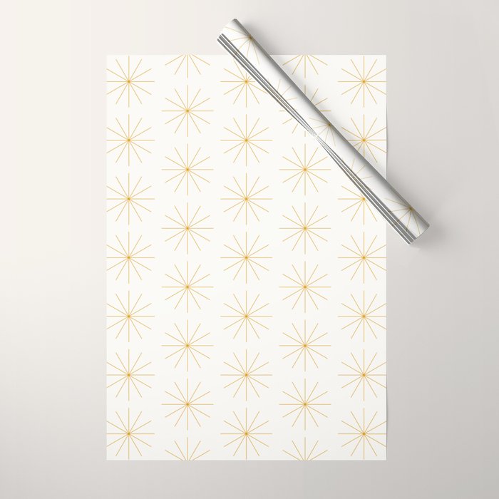 Minimalist Starburst Pattern XIX Wrapping Paper Gallery Image 1