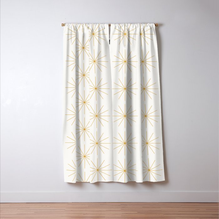Minimalist Starburst Pattern XIX Window Curtain Gallery Image 3