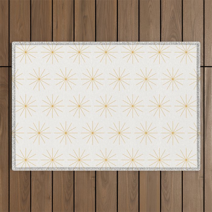 Minimalist Starburst Pattern XIX Outdoor Rug Gallery Image 1