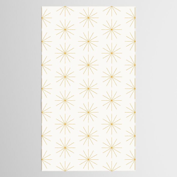 Minimalist Starburst Pattern XIX Tablecloth Gallery Image 2