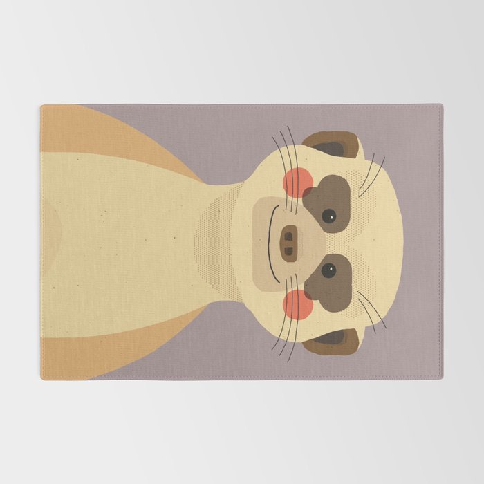 Meerkat, Animal Portrait Rug Gallery Image 2
