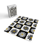 Checkered Daisies - Black & White Jigsaw Puzzle Gallery Image 2