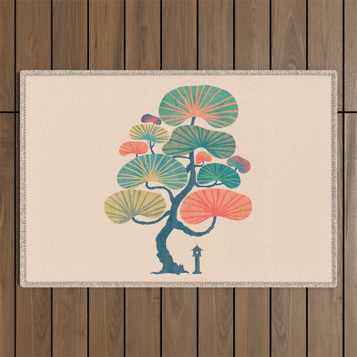 Japan garden Outdoor Rug Gallery Image 1