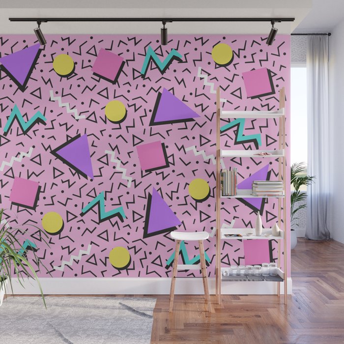 Memphis pattern 123 - 80s / 90s Retro Wall Mural Gallery Image 1